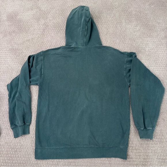 Soft As A Grape Newport RI Hoodie | Coastal Sea Glass Green Pullover Sweatshirt - Picture 8 of 8